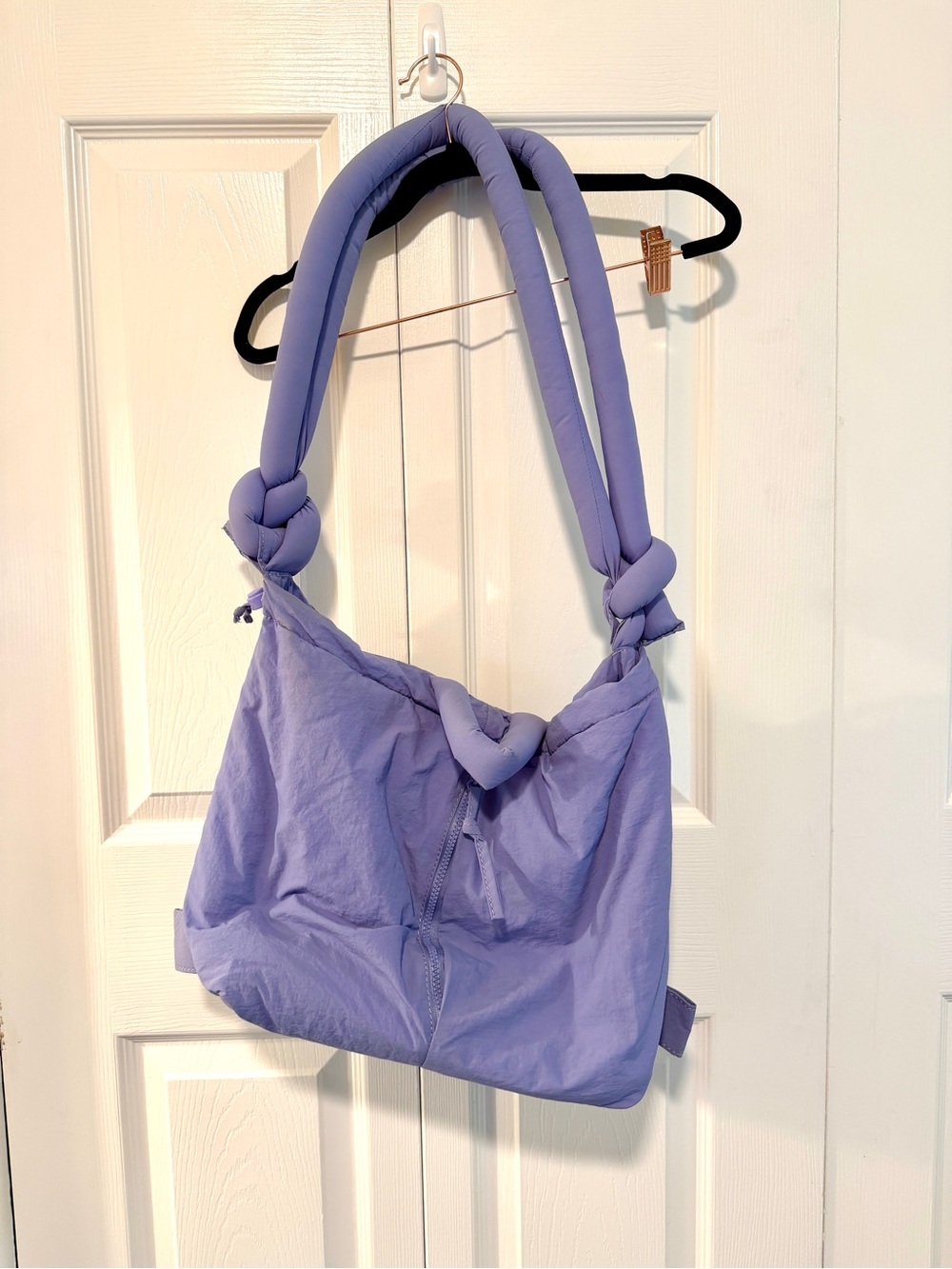 ÖLEND Ona Soft Bag – Lilac – Padded Nylon Tote/Crossbody/Backpack - Picture 4 of 6